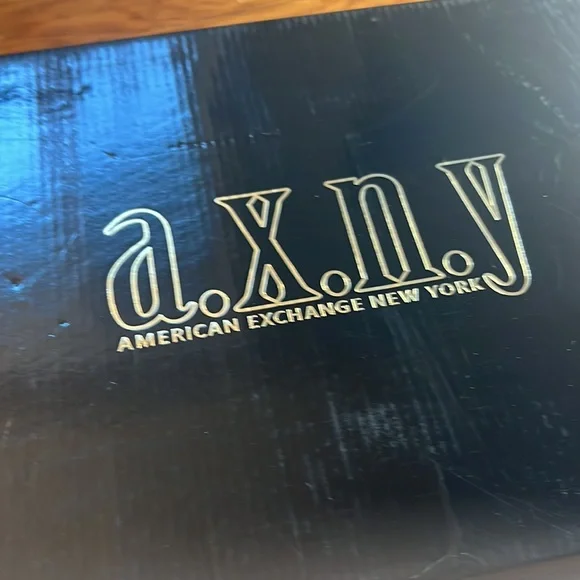 A.X.N.Y American Exchange New York Black Snakeskin Platform Bootie…Sz 10 - Picture 13 of 15